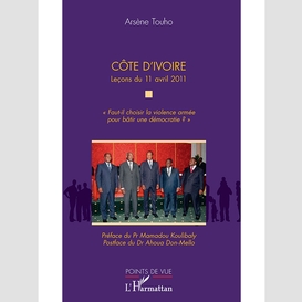 Côte d'ivoire leçons du 11 avril 2012