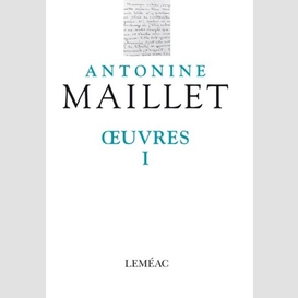 Antonine maillet oeuvres 1