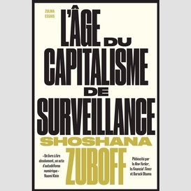 Age du capitalisme de surveillance (l')