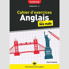 Cahier d'exercices anglais pour les nuls