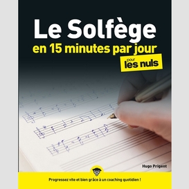 Solfege en 15 min par jour pour les nuls