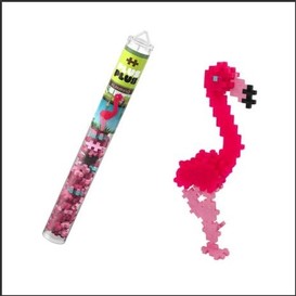 Plus plus tube flamant rose