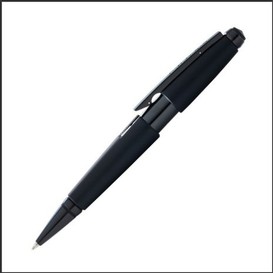 Stylo bille roulante noir matte edge