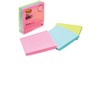 3/pqt post-it super collant 4x4 ligne