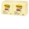 12/pqt post-it super-collant 3x3po jaune