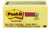 10/pqt post-it 2x2 supercollant jaune