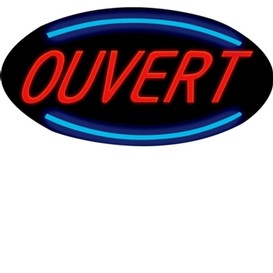 Affiche del ouvert ovale fr