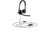 Casque d'ecoute stereo usb h570e logitec