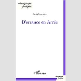 D'errance en arrée