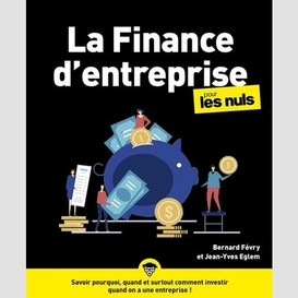 Finance d'entreprise pour les nuls (la)