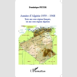 Années d'algérie 1959-1968