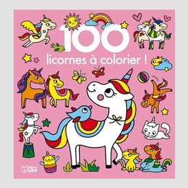 100 licornes a colorier