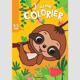 J'aime colorier (3-5 ans) - singe