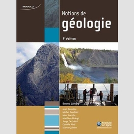 Notions de geologie 4e ed
