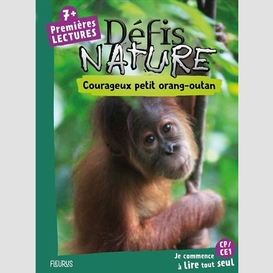 Courageux petit orang-outan