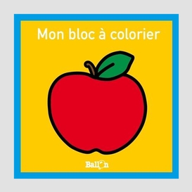 Mon bloc a colorier pomme