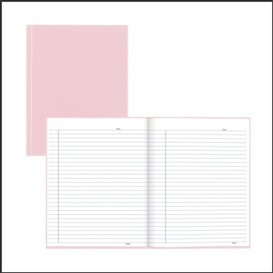 Cahier pastel 9,25 x 7,25 rose