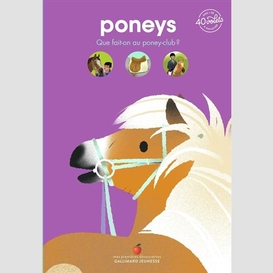 Poneys t.08 que fait-on au poney-club