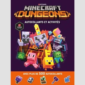 Minecraft dungeons autocollants et activ