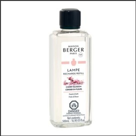 Rech.cerisier fleur lampe berger 500ml