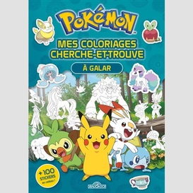 Pokemon mes coloriages cherche et trouve