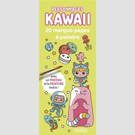 20 marque-pages a peindre - kawaii