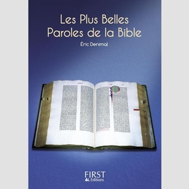 Plus belles paroles de la bible (les)