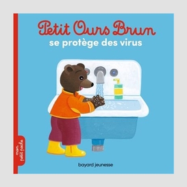 Petit ours brun se protege des virus