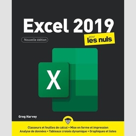 Excel 2019 pour les nul