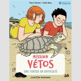 Une tortue en difficulte