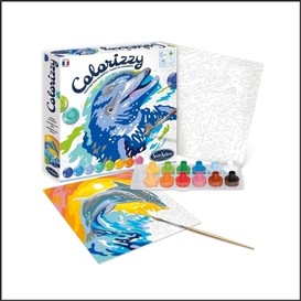 Peinture par numeros colorizzy- dauphins