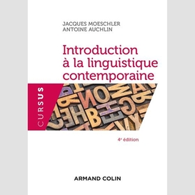 Introduction a la linguistique contempor