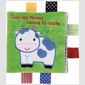 Avec des taches comme la vache