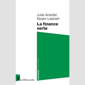 Finance verte (la)