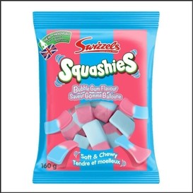 Bonbons squashies saveur gomme balloune