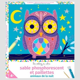 Sables phosphorescents et paillettes ani