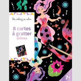 8 cartes a gratter sirenes