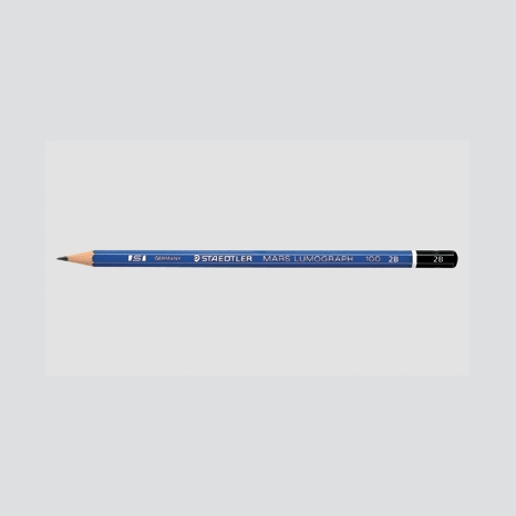 Crayon à mine graphite Lumograph Staedtler 2B - Coop Zone