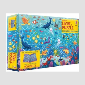 Coffret livre et puzzle labyrinthes sous