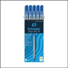 10/bte stylo med bleu tops 505 schneider