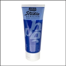 Acrylique studio 100ml bleu outremer fon