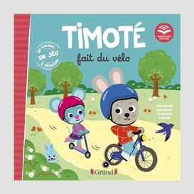 Timote fait du velo