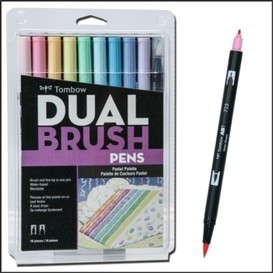 10/pqt stylo dble pte past ass tombow