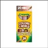 24/pqt crayons couleur colors of the wor