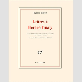 Lettres a horace finaly