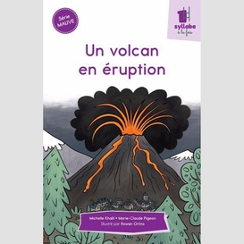 Un volcan en éruption - série mauve
