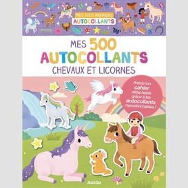 Mes 500 autocollants chevaux et licornes