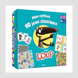 Coffret 10 jeux classiques avec loup