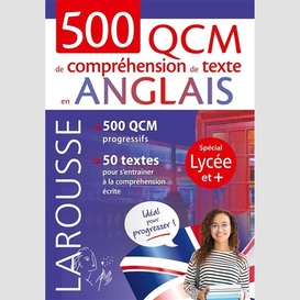 500 qcm comprehension de texte anglais