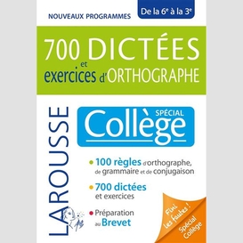 700 dictees et exercices d'orthographe